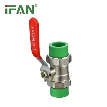 PPR Double Union Brass Ball Valve